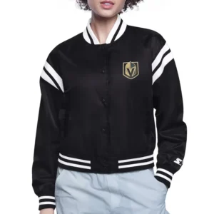 Vegas Golden Knights Varsity Satin Jacket