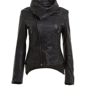 Women Springle Classic Leather Jacket