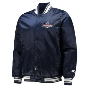 World Series Champions 2021 Atlanta Braves Satin Varsity Jacket