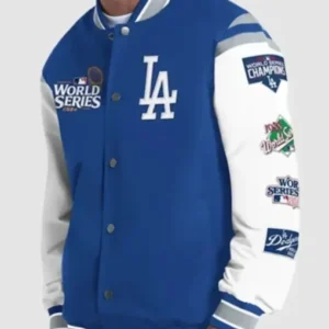 World Series Dodgers G-III Royal Recruit Jacket