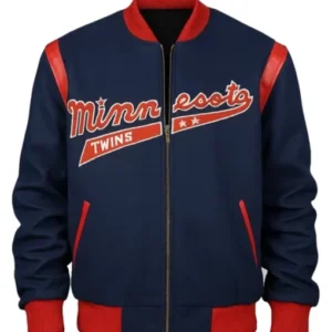 1965 Minnesota Twins Bomber Navy Blue Jacket