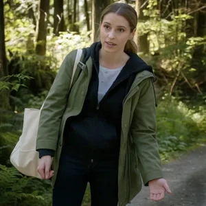 Alexa PenaVega Before Your Father Finds Us Coat