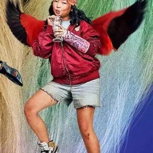 Birds of Prey Cassandra Cain Red Stylish Jacket