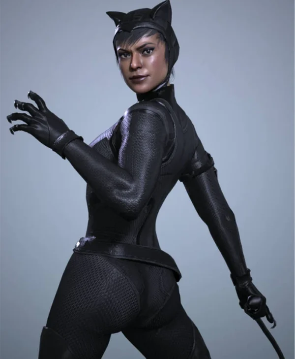 Injustice 2 Catwoman Leather Jacket - Image 2