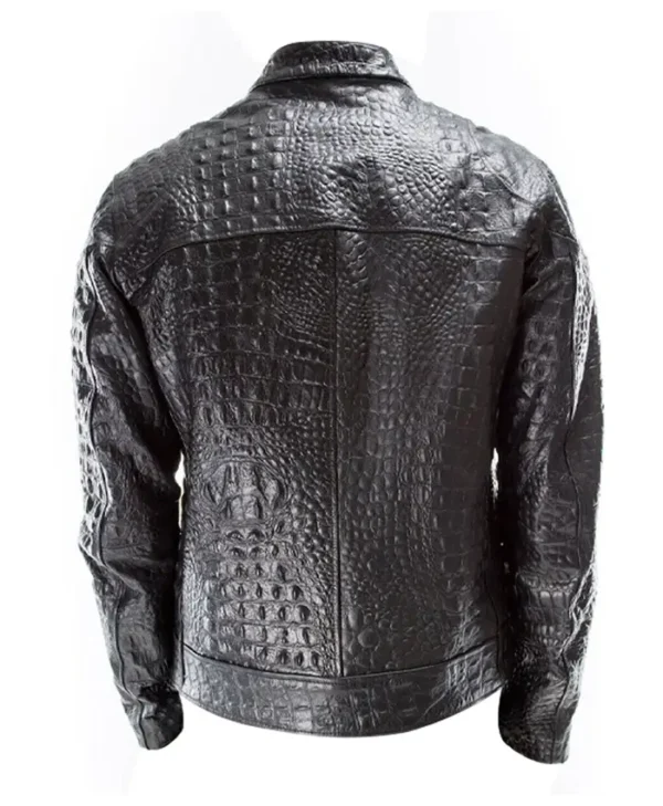 Buy Now Jemin Genuine Leather Textured Jacket For Unisex