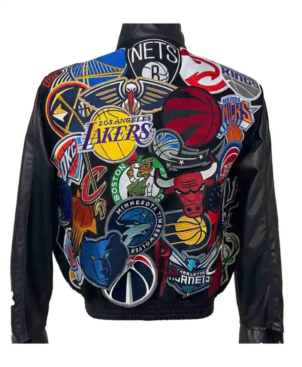 Buy Now Mega Patchwork Wool Leather Jacket For Unisex