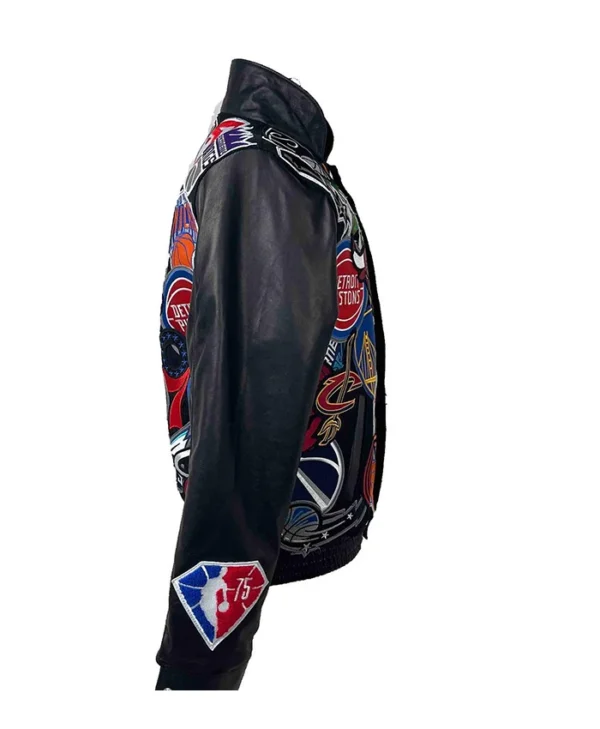 Buy Now Mega Patchwork Wool Leather Jacket For Unisex