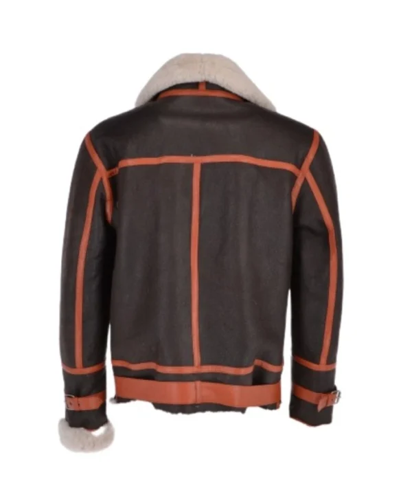 Buy Now Men’s Aviator Shearling Leather Jacket For Unisex