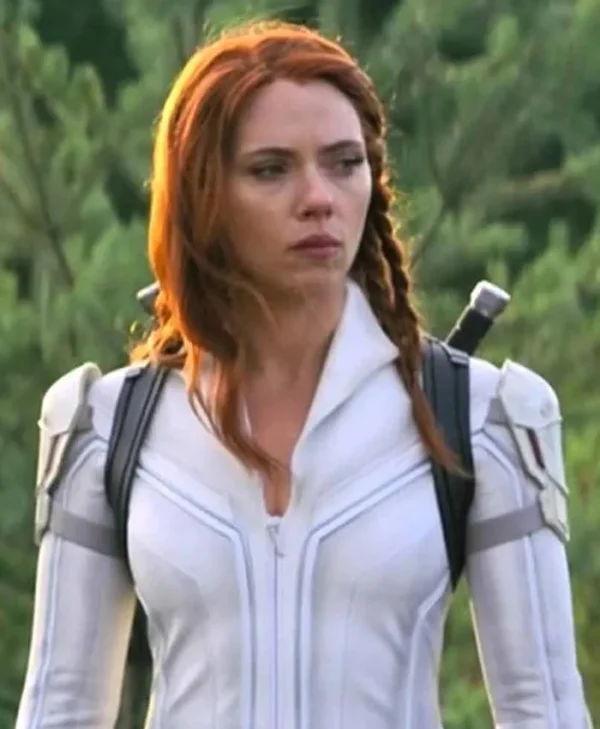 Buy Now Natasha Romanoff Scarlett Johannson White Jacket For Unisex