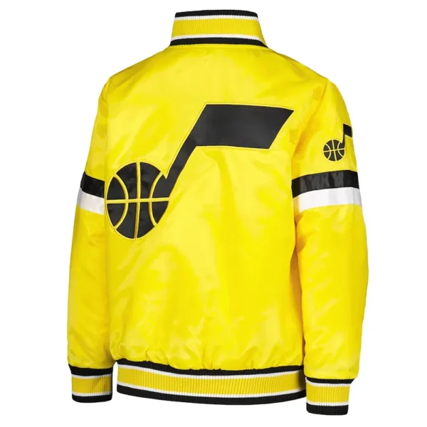 Youth Home Game Utah Jazz Yellow Jacket - Image 2