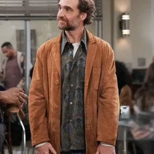 George Basil Night Court S03 Leather Coat