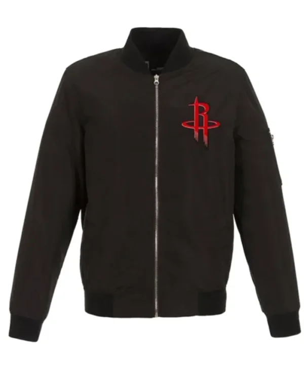 Houston Rockets Lightweight Black Bomber Stylish Jacket