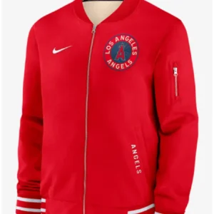 Los Angeles Angels Red City Connect Bomber Stylish Jacket