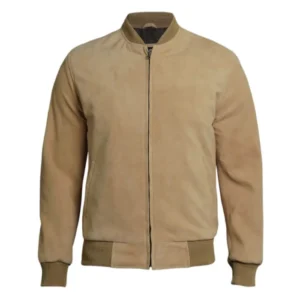 Men’s Camel Suede Jacket