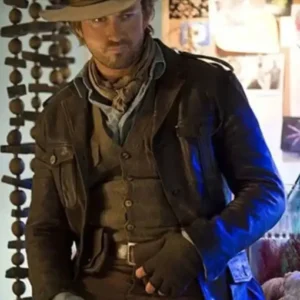 Nims Island Jack Rusoe Brown Leather Jacket