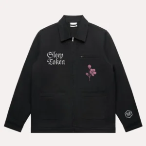 Sleep Token EIA Canvas Black Bomber Jacket