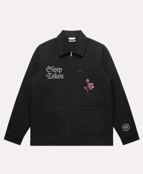 Sleep Token EIA Canvas Black Bomber Jacket