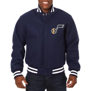 Utah Jazz Varsity Navy Blue Jacket