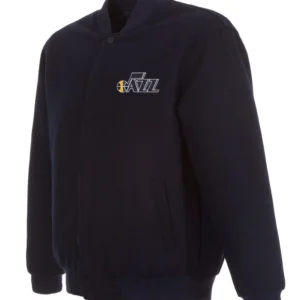 Varsity Utah Jazz Navy Blue Jacket