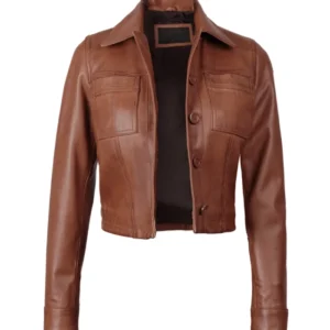 Women’s Brown Leather Jacket