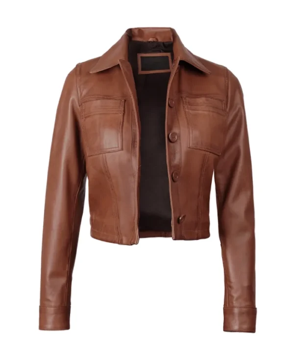 Women’s Brown Leather Jacket