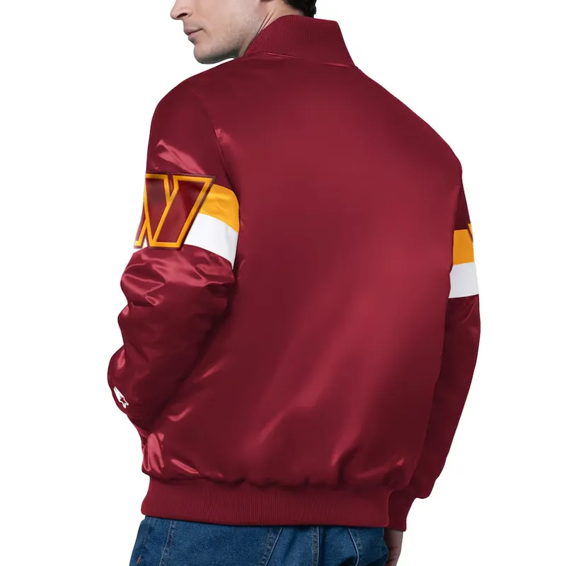 Buy Now Washington Commanders Triple Option Varsity Jacket