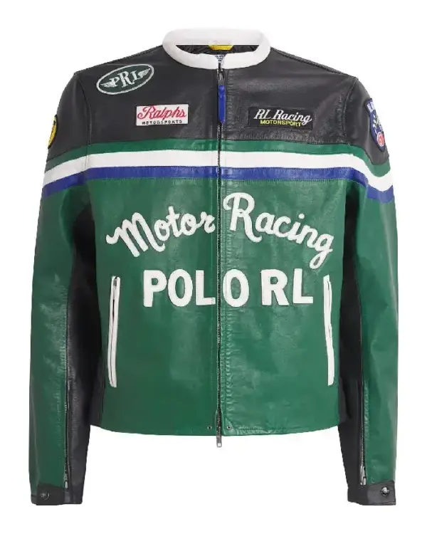 Ralph Lauren Green Cafe Racer Green Jacket