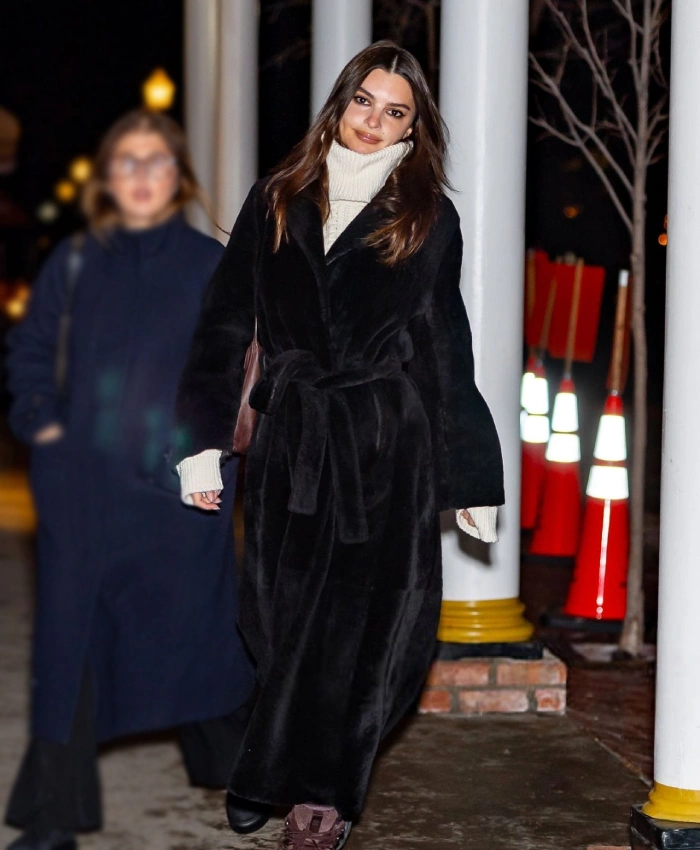 FW26 Emily Ratajkowski Robe Coat